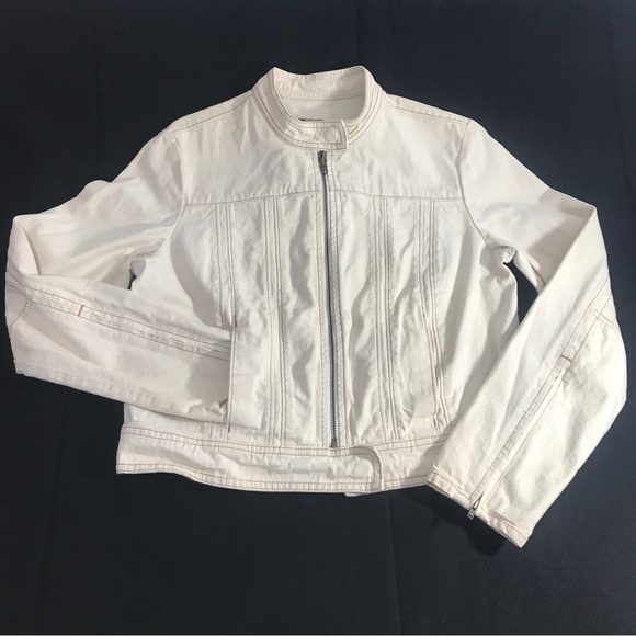 Gap Cream Jean Jacket Vintage 100% Cotton size Small - Picture 4 of 7